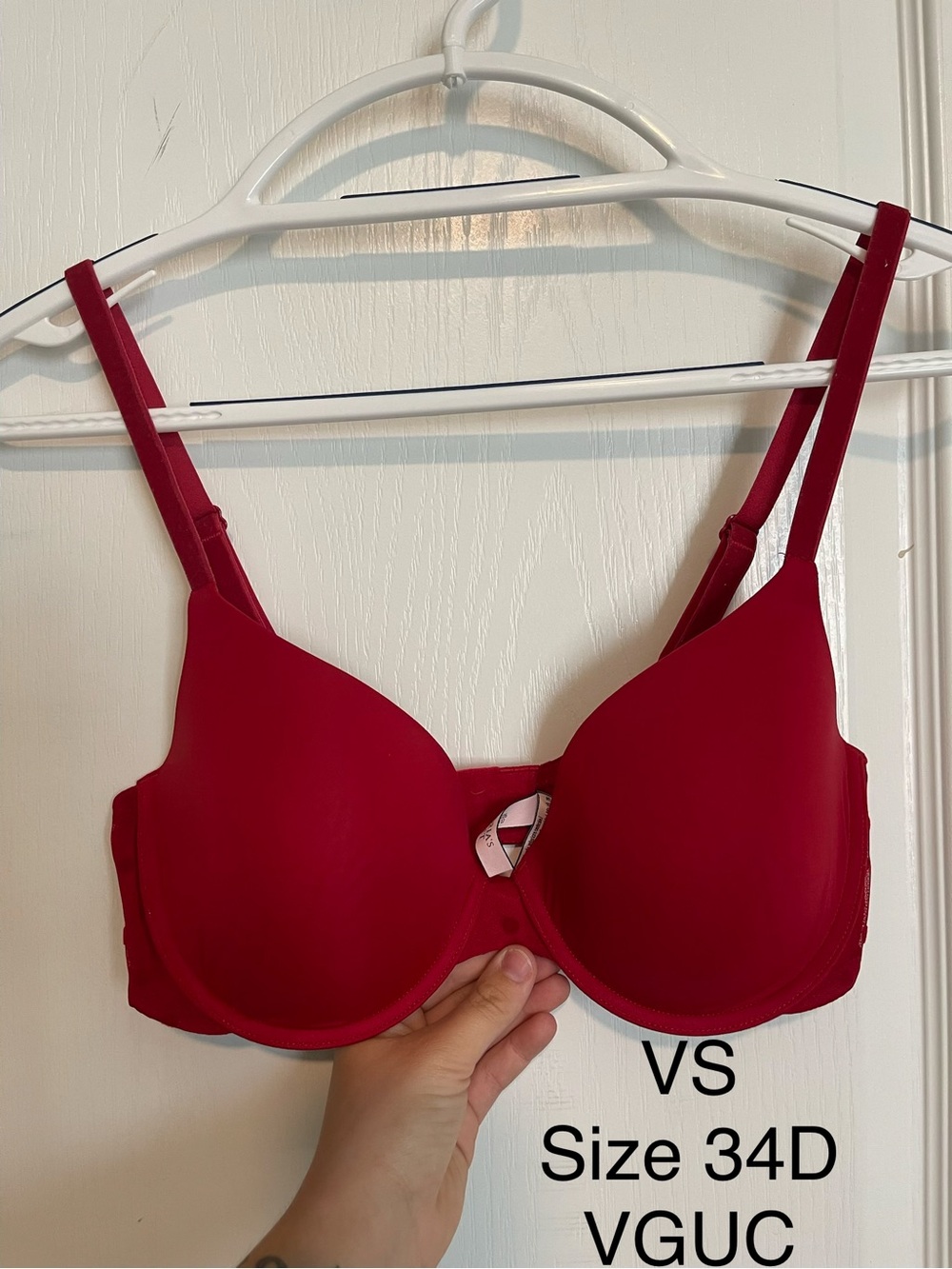 Victoria's Secret Red T-Shirt Bra
